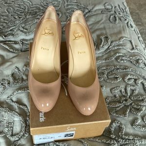 Louboutin New Simple Pump 85 Patent (nude) size 40